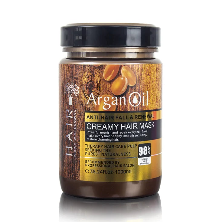 1000ml Bottles Argan Oil  Hair Mask Production Fast Delivery Best Collagen Private Label Argan Oil Hair Mask