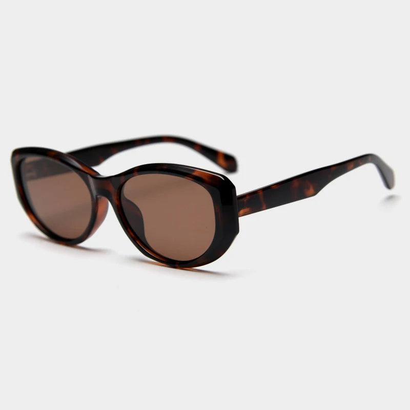 Vintage Tr90 Oval Sunglasses Oem Men Luxury 2025 Shades for Women Cat Eye Glasses Polarized Sunglasses