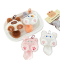 Cute Cat Plush Keychain Plush Cat Doll Pendant Plushie Cartoon Long Tail Cat Keychain Plush Doll Couple Gift Stuffed Animal Toys
