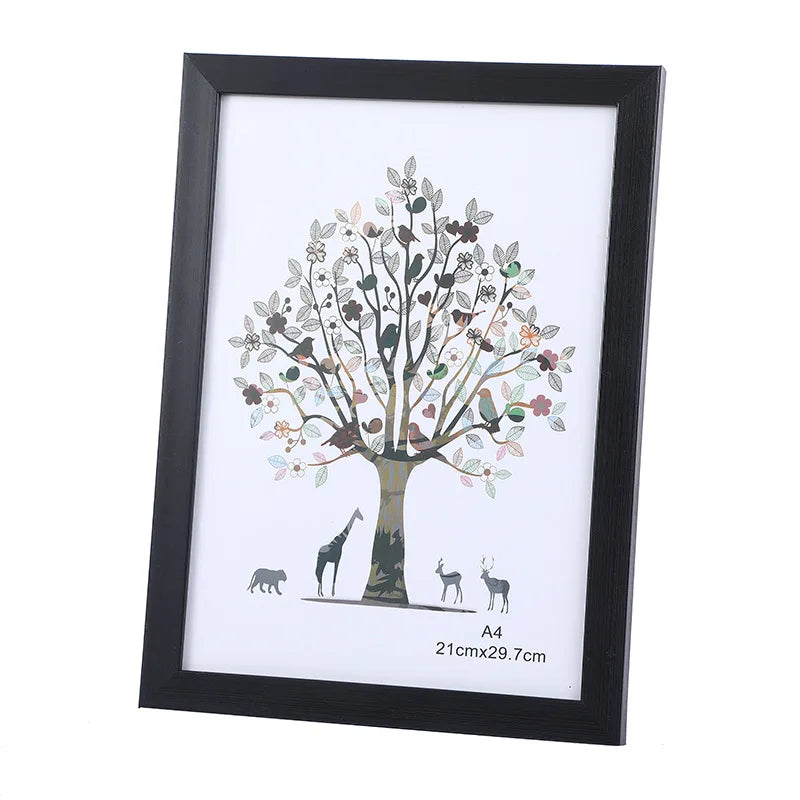 New Trends Plastic A4 Document Picture Certificate Diploma Frame Graduation University Wall Hanging Display Photo Frame