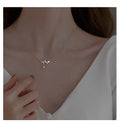 925 Sterling Silver Heartbeat Necklace Women Design New Trend Light Luxury Clavicle Chain Jewelry