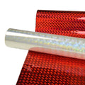 Transparent Holographic Rainbow PET Material Hot Stamping Foil Roll for Transfer Printing on Paper & Plastic