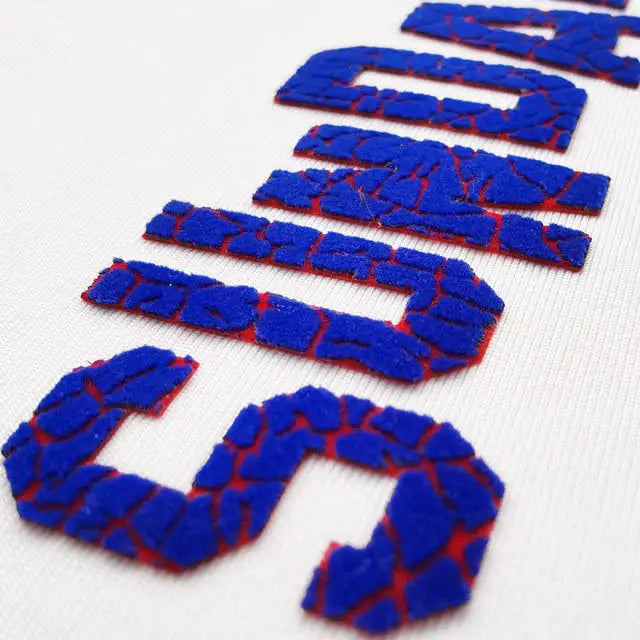 3D Customized Colors Flock Labels for DIY T-Shirt Flocking Heat Press Transfer Printing Method