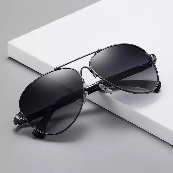 Wholesale New Polarized Sunglasses Men's Pilot UV400 Sunglasses Metal Frame Sun Glasses