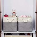 Collapsible Fabric Cube Storage Basket for Home Clothes and Toys Home Organiser Cabinet