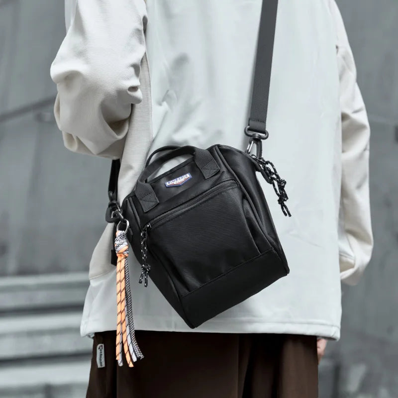 Dual Use Purses Sling Bags for Men Simple Messenger Satchel Bag Phone Crossbody Bags
