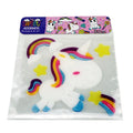 Unicorn Eye-Catching Eco-Friendly TPR Material Custom Color High Resolution UV Varnishing Gel Window Stickers Decals for Holiday
