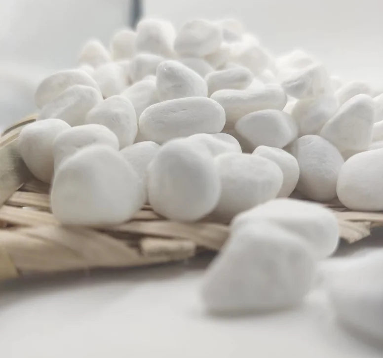 Wholesale Snowflake White Pebble Decorative Stone Natural Cobbles Top Class Quality 5 Year Warranty Minimalist Design