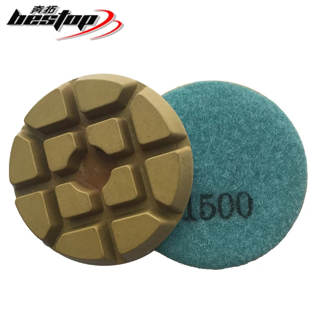 Professional 3 Inch Typhoon Concrete Diamond Polishing Pads Tooling Customizable OEM Support for Efficient Polishing