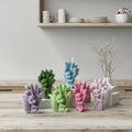 Tulip Bouquet Aromatherapy Candle Silicone Mold 3D Animal Holding Plaster Decoration Mold