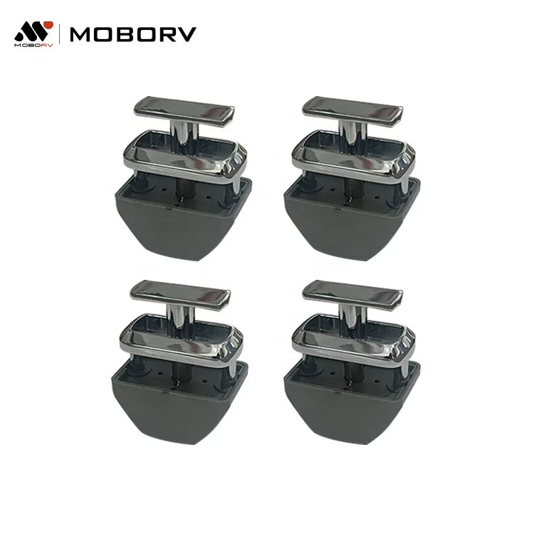 MOTORV 4pcs/Box RV Interior Push Knob Lock Plastic Push Lock for RV Camper Cabinets