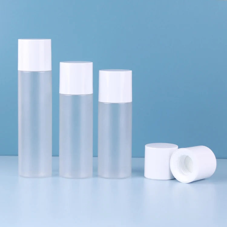 Transparent Toner Bottle 150ml Pet Plastic Round Bottle 120ml 100ml Clear Toner Bottle