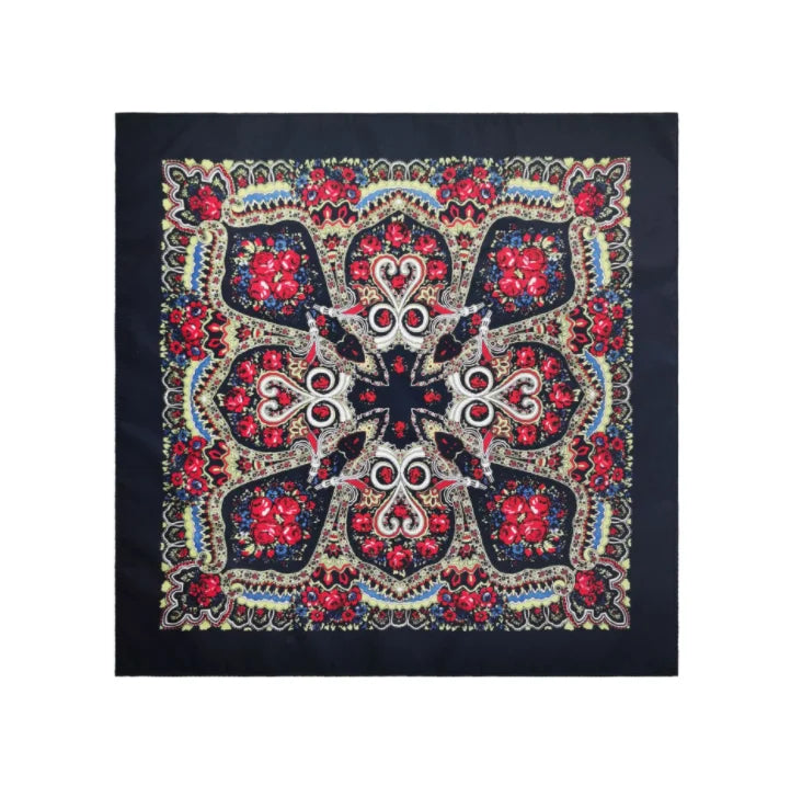 Fashion Logo Cotton Bandana Square Custom Bandana Multiple Styles Wholesale Printing Bandana