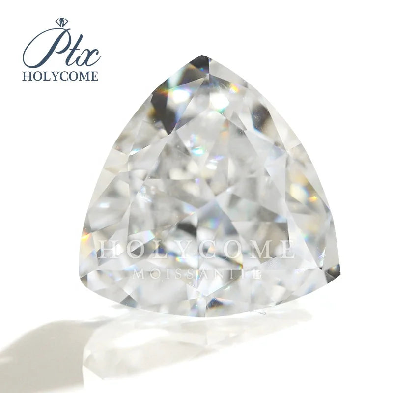 Hplycome Lab Diamonds Wholesale Crushed Ice Trillion Cut GRA Moissanite Natural Loose Diamonds VVS Grade Top Quality