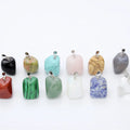 Wholesale 20mm Natural Stone Pendantrose Quartz Turquoise Malachite for Jewelry Makingirregular Shape Gemstone Pendants Charm