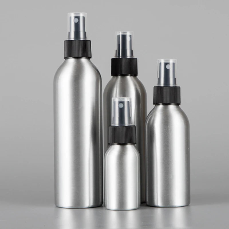 100ml 250ml 300ml 500ml in Stock Empty Black Trigger Lotion Pump Salon Cosmetics Hair Spray Bottle Aluminum Spray Bottle