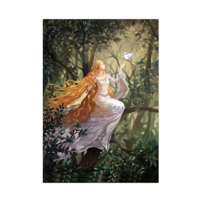 CHENISTORY DZ992965 Elven Queen Diy Painting Crystal Acrylic Paint by Numbers No Frame Oil Painting by Number Kit for Adults