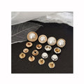 20MM Pearls Alloy Combination Snap Buttons Panel Clothes Coat Windbreaker Suit Sweaters Jacket Jeans Garment Press Snap Button