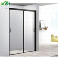 WISH 8mm Modern with Frame Aluminum Sliding Tempered Glass Shower Enclosure for Home Villa Hotel Bathroom