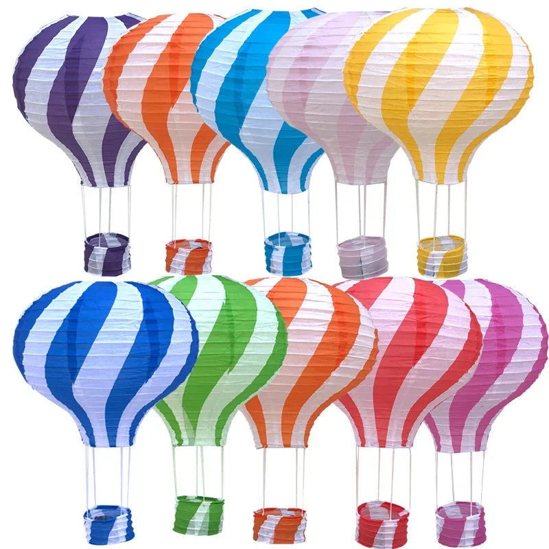 DAMAI Hanging Hot Air Balloon Paper Lanterns Party Decoration Birthday Wedding Christmas Party Decor Gift Reusable Party Lantern