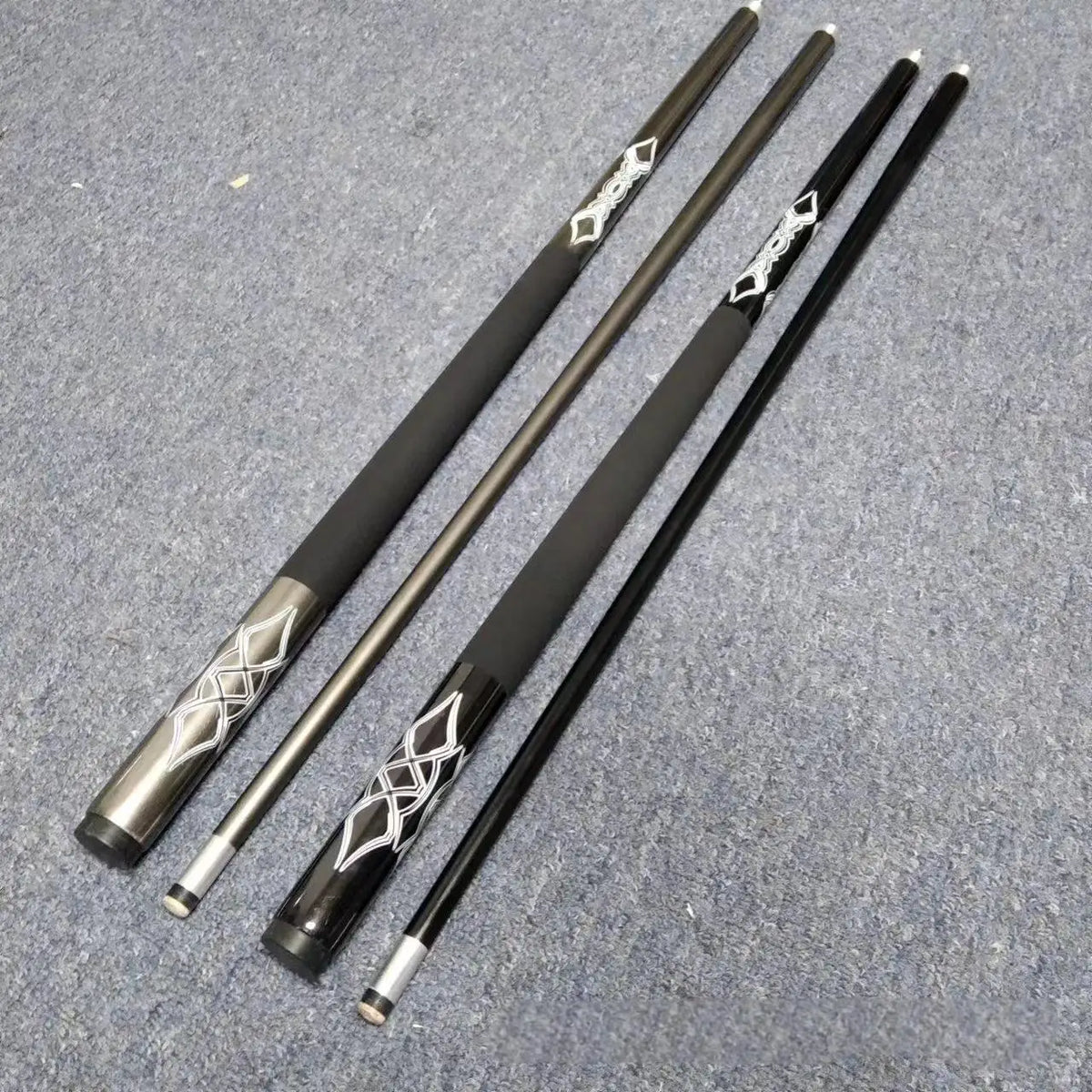 Factory Supply 1/2 Split 13MM Tip Size Carbon Fiber Shaft Carbon Cue Stick Carbon Fiber Cue Stick Billiard MegaBDM