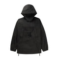 Spring Autumn Custom Men's Pullover Turtleneck Bomber Jacket Hooded Thick Casual Polyester/Cotton Hard Shell Waterproof Quick