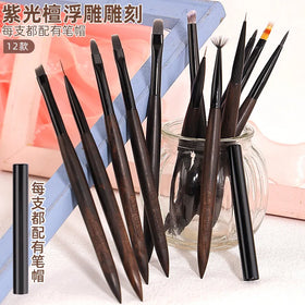 Professional Gel Polish Nail Brush Wooden Handle Gelpolish Brush Line Pen
