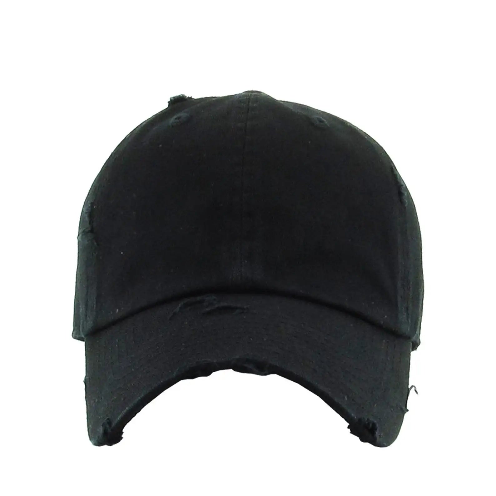 Cotton Washed Distressed Unstructured Hole Broken Fashion Dad Hat Hip Hop Baseball Caps Custom logo