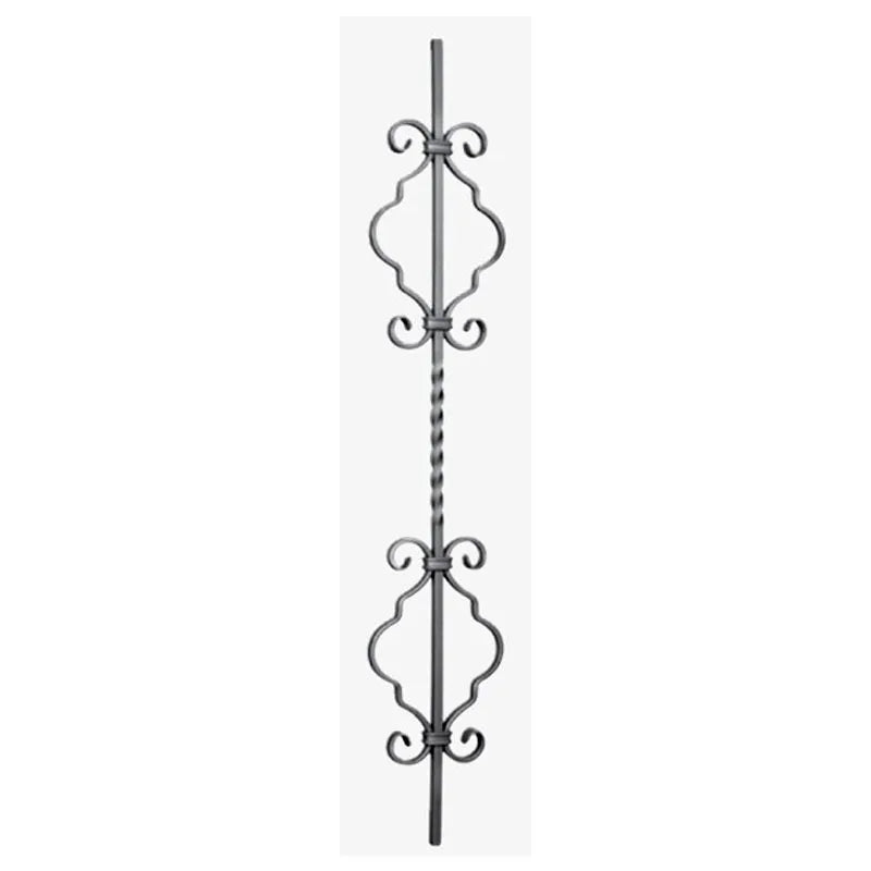 1000x165mm Iron Stair Baluster  for Staircase Railing Handrail Balcony Balustrade Gate Fence Parts