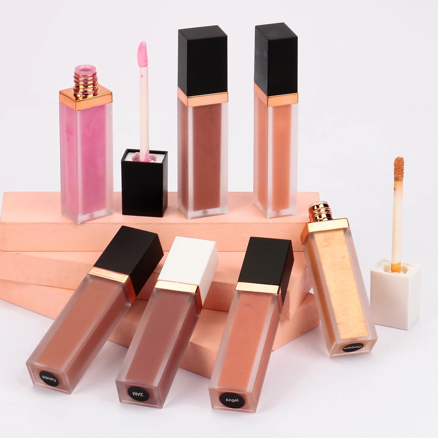 Lip Gloss Set Custom Logo Vegan Lip Gloss Moisturizing Waterproof Factory Price Lip Gloss Set