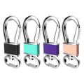 4 Color Metal Carabiner Keychain Key Clip Hook Key Rings Key Chain Holder Organizer for Car Key Finder