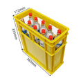 JOIN 10 Bottles Crate Gas Aluminium Cylinder Storage Box Soda Water Bottle Crate CO2 Transport Box
