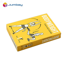 Hot Wholesale Customized Plastic Waterproof and Sweatproof Slimming Gym Indoor Yoga Pilates Warm-up Exercises Guidance Cards