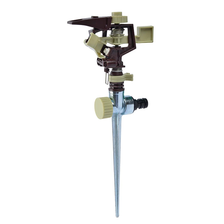 Winslow & Ross Garden Watering Irrigation Oscillating Impact Sprinkler Impulse Sprinkler With 2-way Spike