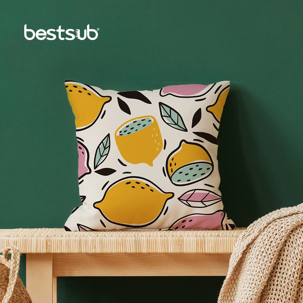 For Wholesale Portable Sublimation Blanks 100% Polyester Print Custom Embroidery Christmas Sofa Pillow Case Cover Cushion