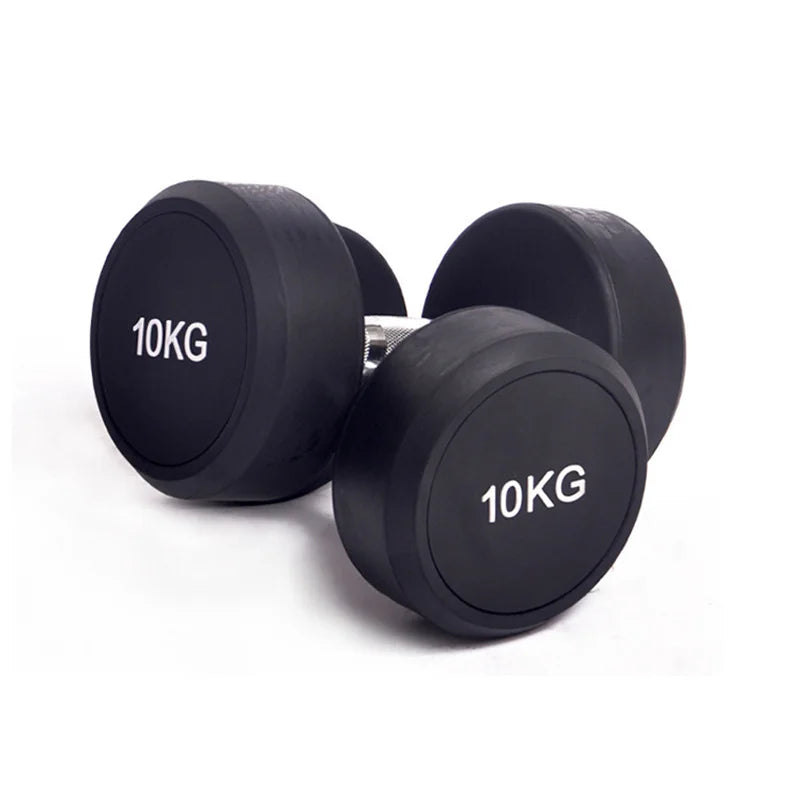 Commercial Use Round Rubber Coated Dumbbell Set 30LB Dumbbell