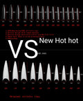 3XL Nail Art Design Clear Tips Extra Long  Artificial False Nail Tips Stiletto