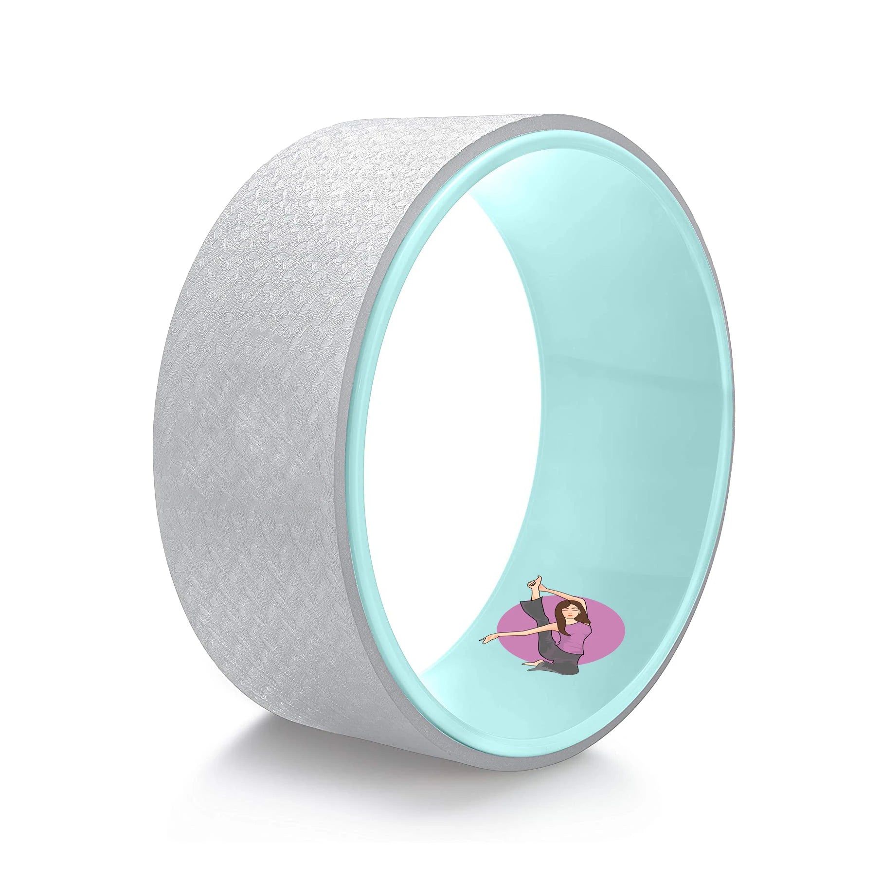 Custom Eco-friendly TPE ABS Fitness Custom logo Eco Wheel Colorful Yoga Wheel Training Stretch