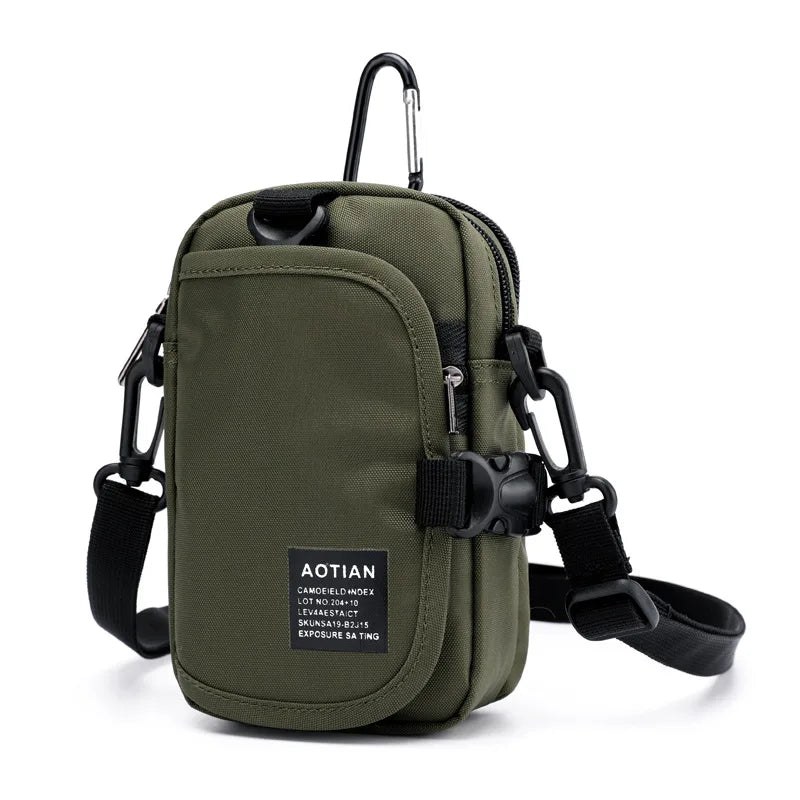 Sling Shoulder Waist Crossbody Belt Bag WomenFashion Men Waist Pack Nylon Hiking Phone Pouch Waist Bag