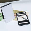 Golf Gift Sublimation Leather Score Counter Holder Customized Golf Scorecard Holder With Score Card Clip