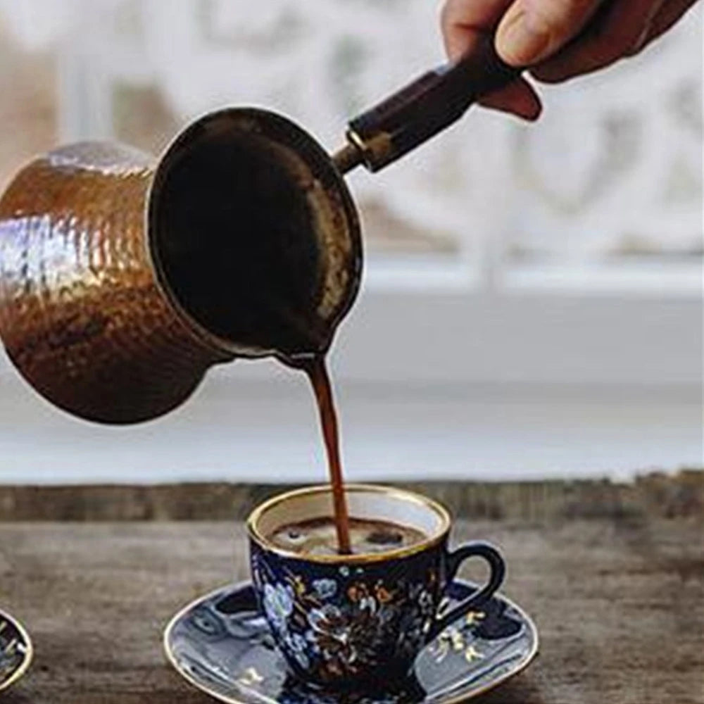 FREE SAMPLE Coffee Pot Maker Copper Handmade Quality Gift Accessory Kitchen Cafeteria Tool