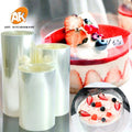 AK Custom Clear Transparent PET Mousse Cake Collar 12cm 10m 150micron Acetate Roll Sheet for Bakery Packaging Comes with OPP Bag