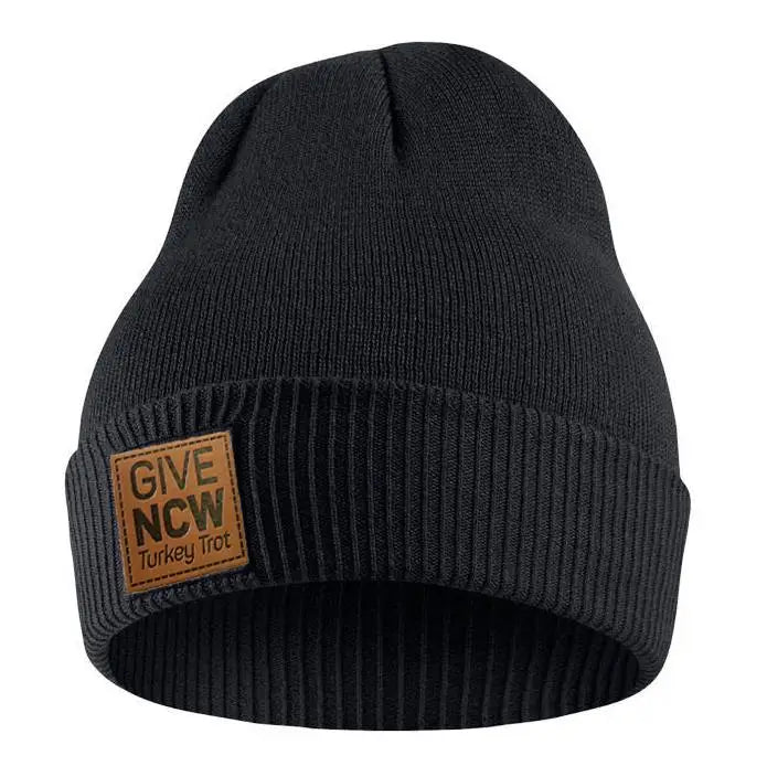 Customizable Fashional 100% Acrylic Winter Knit Beanie 3D Embroidered Appliques Letter Pattern Cuffed Design Common Fabric