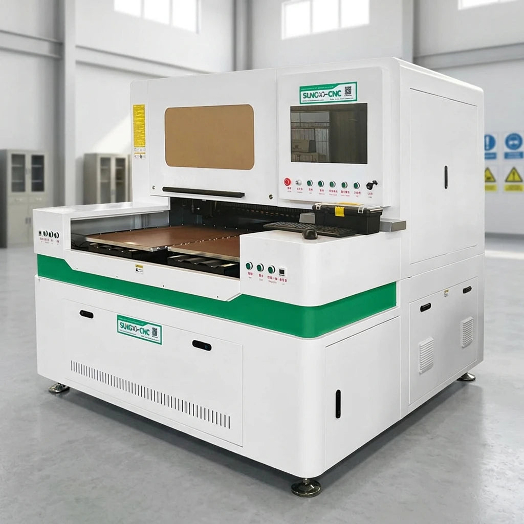 Large Size Automatic 19mm Picosecond Ultra Fast Glass Laser Cutting Splitting Machine