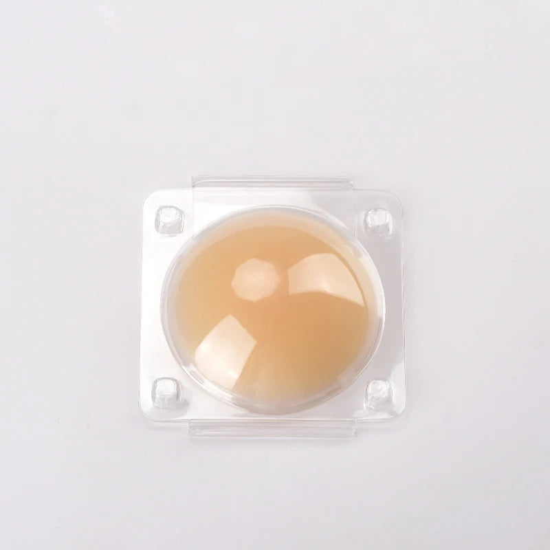 Invisible Non-Adhesive Silicone Nipple Patch Self-Adhesive Breast Petals for Women's Underwear Anti-Protruding Anti-Exposure