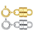 Custom 925 Sterling Silver Jewelry Components Accessories 18K Gold Necklace Bracelet Clasp Connector Part for Jewelry Making