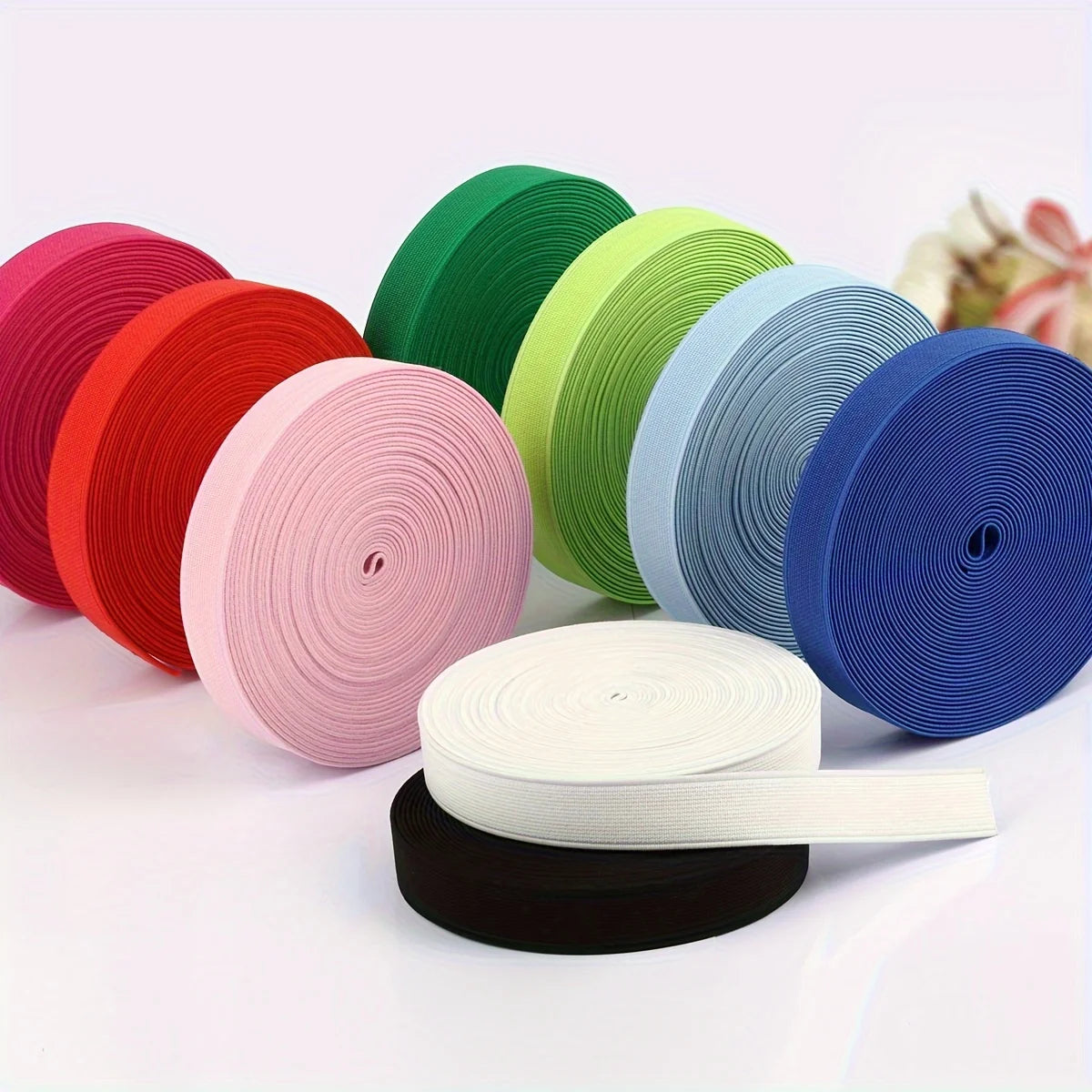 Hot Sale High Tenacity Nylon Jacquard Elastic Webbing Adjustable Strap Ribbon Polyester Woven Webbing Garment Accessory Factory