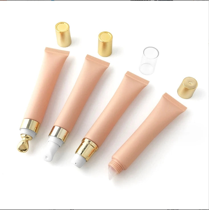 20g Spot Skin Color Lipstick Tube Package 20ml Eye Cream Tube Zinc Alloy Ceramic Vacuum Cosmetic Packaging Bottle