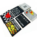 Manufacturer Wholesale Iron on Transfer Clothes Labels Printer Eco Friendly Embroidered Woven Label
