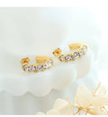 IVIAPRO High End 18K Gold Plated Non-tarnish & Waterproof CZ Pave Emerald Earrings Stainless Steel Jewelry Wholesale